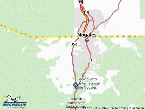 Kaart MICHELIN Flores Magón Norte - ViaMichelin