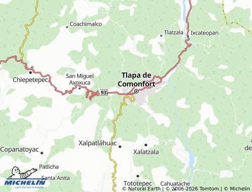 Kaart MICHELIN Constitución - ViaMichelin