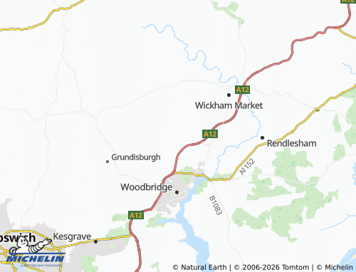 Carte MICHELIN Bredfield - ViaMichelin