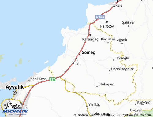 MICHELIN Yaya map - ViaMichelin