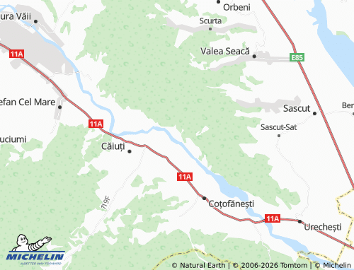 Mappa MICHELIN Boiștea - ViaMichelin