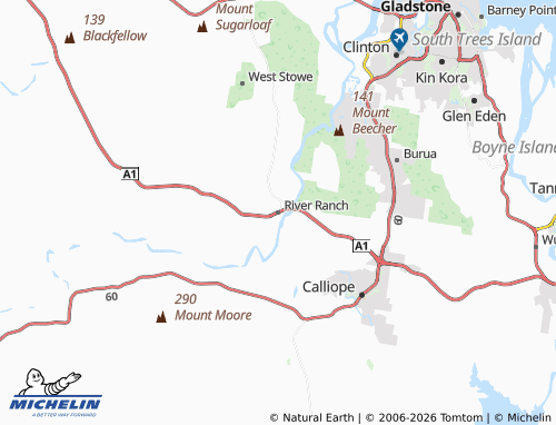 MICHELIN River Ranch map - ViaMichelin