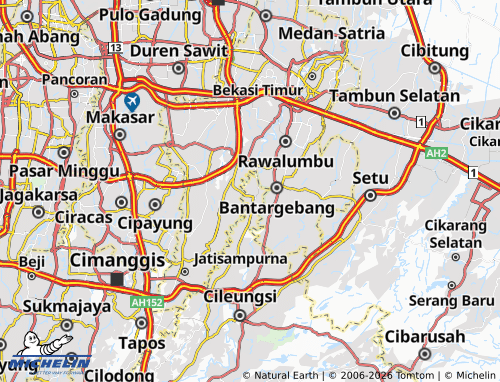 Mapa MICHELIN Bojong Kulur - ViaMichelin