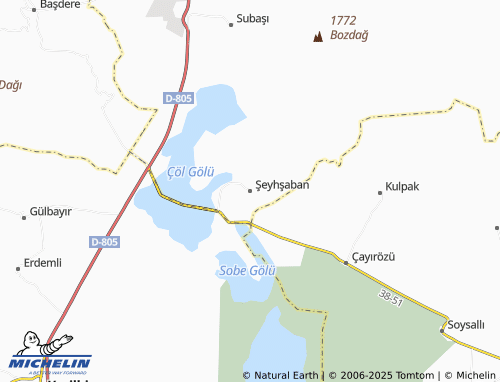 MICHELIN Şeyhşaban map - ViaMichelin