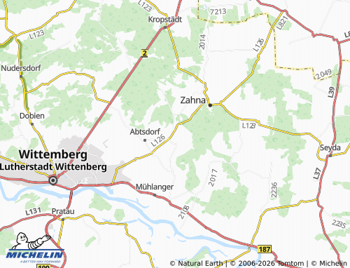 Mapa MICHELIN Bülzig - ViaMichelin