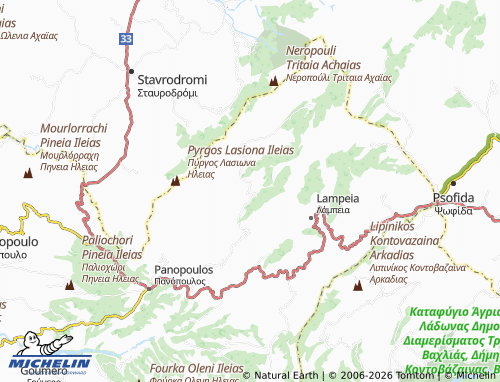 Carte MICHELIN Tsipiana - ViaMichelin