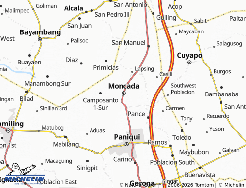 MICHELIN Poblacion 3 map - ViaMichelin