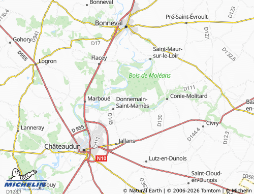 Mapa MICHELIN Moléans - ViaMichelin