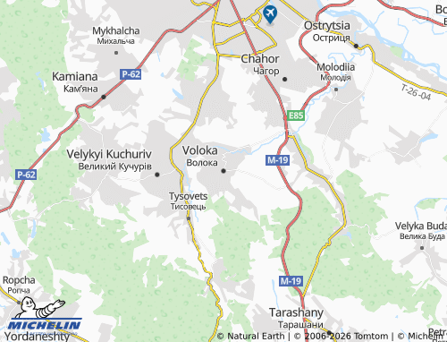 Mappa MICHELIN Voloka - ViaMichelin