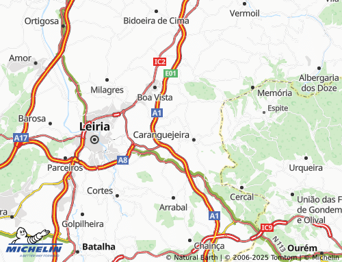 MICHELIN Espinheirinha map - ViaMichelin