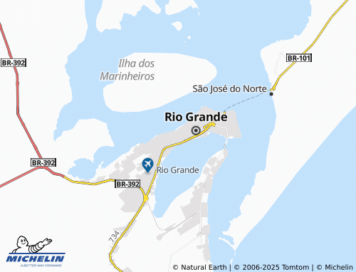 MICHELIN Frederico Ernesto Buchholz map - ViaMichelin