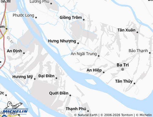 MICHELIN Tân Hưng map - ViaMichelin