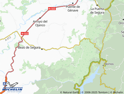 Carte MICHELIN Cuevas de Ambrosio - ViaMichelin