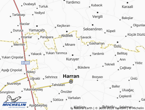 MICHELIN Kuruyer map - ViaMichelin