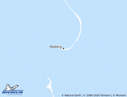 MICHELIN Abaiang map - ViaMichelin