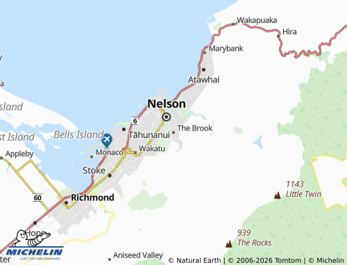 Mapa MICHELIN The Brook - ViaMichelin