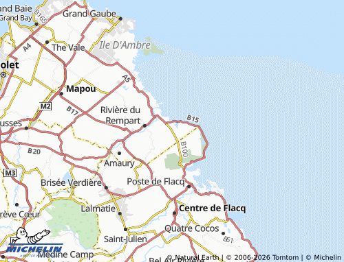MICHELIN Roches Noires map - ViaMichelin