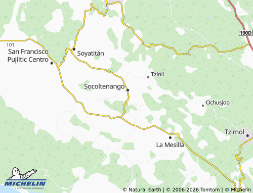 MICHELIN Santa Cecilia map - ViaMichelin