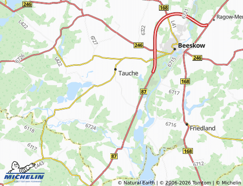 MICHELIN Stremmen map - ViaMichelin