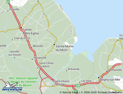 MICHELIN Brucheville map - ViaMichelin