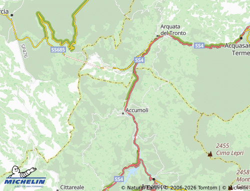 Carte MICHELIN Tino - ViaMichelin