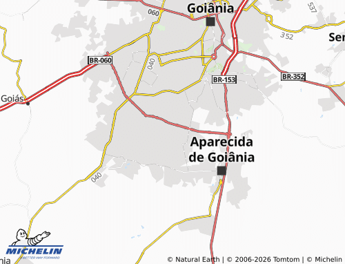 Carte MICHELIN Setor Morada dos Pássaros - ViaMichelin