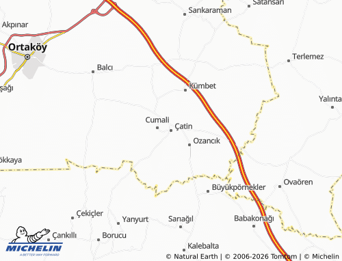 Mappa MICHELIN Çatin - ViaMichelin