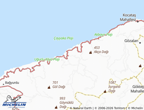 Mapa MICHELIN Alayüz - ViaMichelin