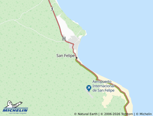 Mappa MICHELIN San Felipe - ViaMichelin