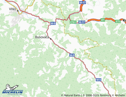 MICHELIN polje map - ViaMichelin