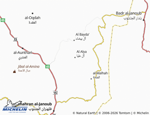 MICHELIN-Landkarte Al Alya - ViaMichelin
