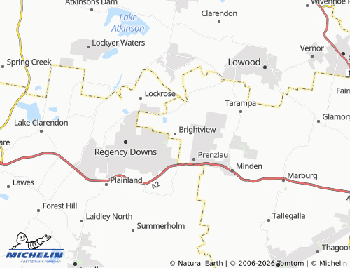 MICHELIN Brightview map - ViaMichelin