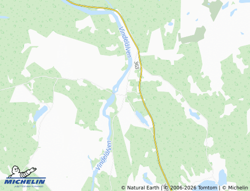MICHELIN Rödåsel map - ViaMichelin