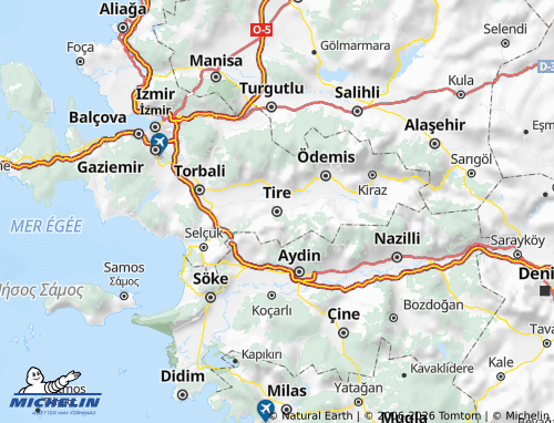 Mapa MICHELIN Tire - ViaMichelin