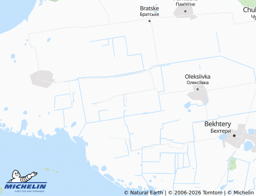 MICHELIN Lymanivka map - ViaMichelin