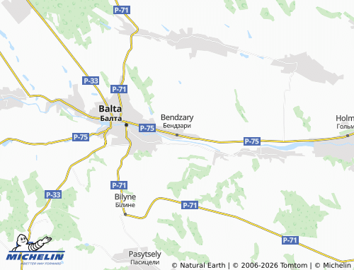 Mapa MICHELIN Bendzary - ViaMichelin