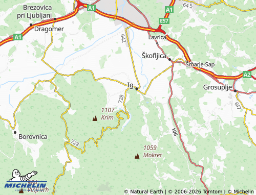 Kaart MICHELIN Kot - ViaMichelin