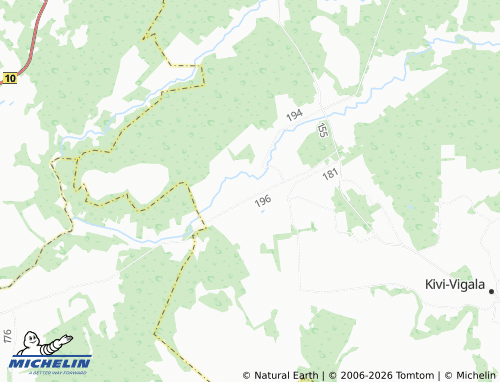 MICHELIN Paljasmaa map - ViaMichelin