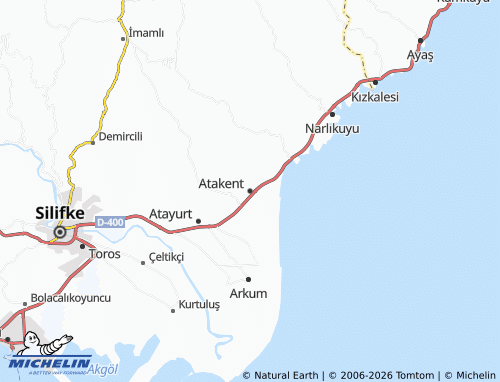 MICHELIN Atakent map - ViaMichelin