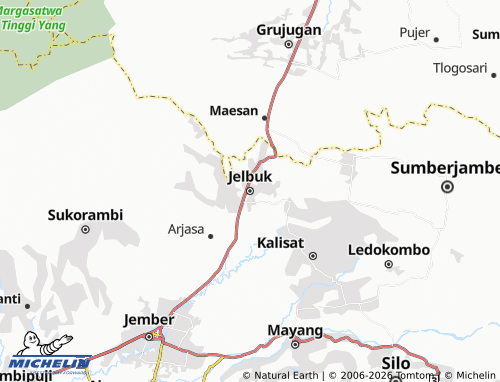 Carte MICHELIN Jelbuk - ViaMichelin