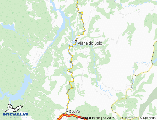 MICHELIN Caldesiños (Santa Cristina) map - ViaMichelin