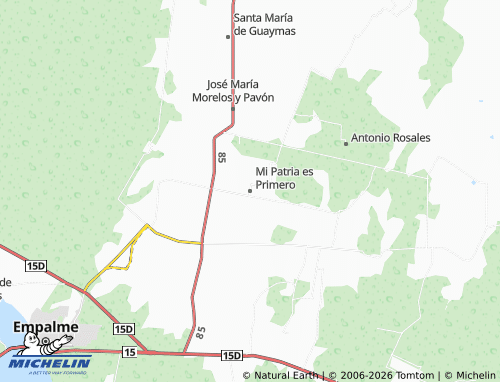 MICHELIN Mi Patria es Primero map - ViaMichelin