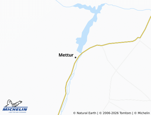 MICHELIN-Landkarte Mettur - ViaMichelin