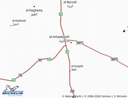 MICHELIN-Landkarte al-Sa'adah - ViaMichelin