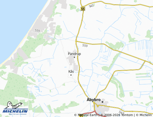 Mapa MICHELIN Lille Pandrup - ViaMichelin