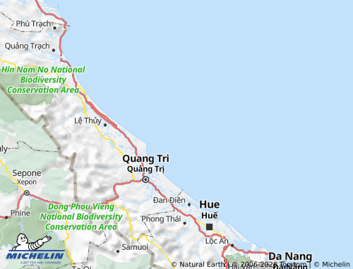 Mappa MICHELIN Cồn Cỏ - ViaMichelin
