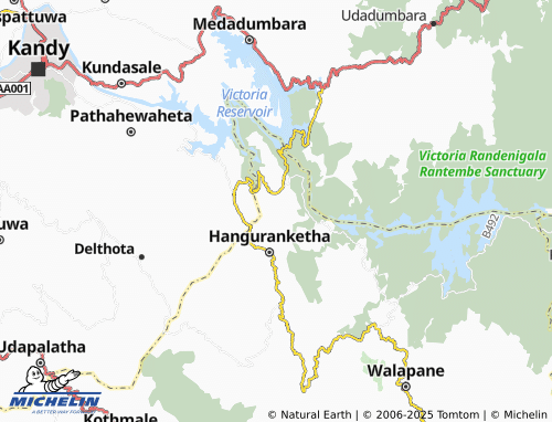 MICHELIN Karalliyadda map - ViaMichelin