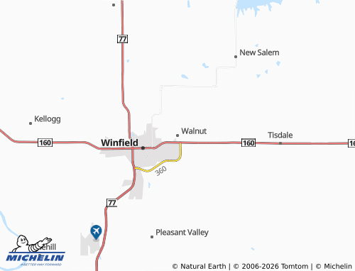 Mappa MICHELIN Walnut - ViaMichelin