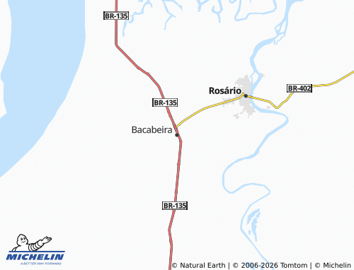 MICHELIN Bacabeira map - ViaMichelin