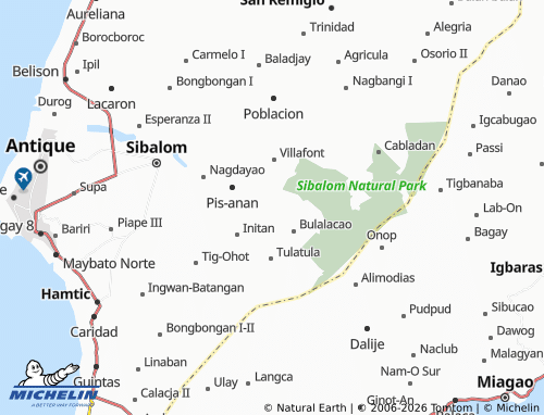 MICHELIN Bontol map - ViaMichelin